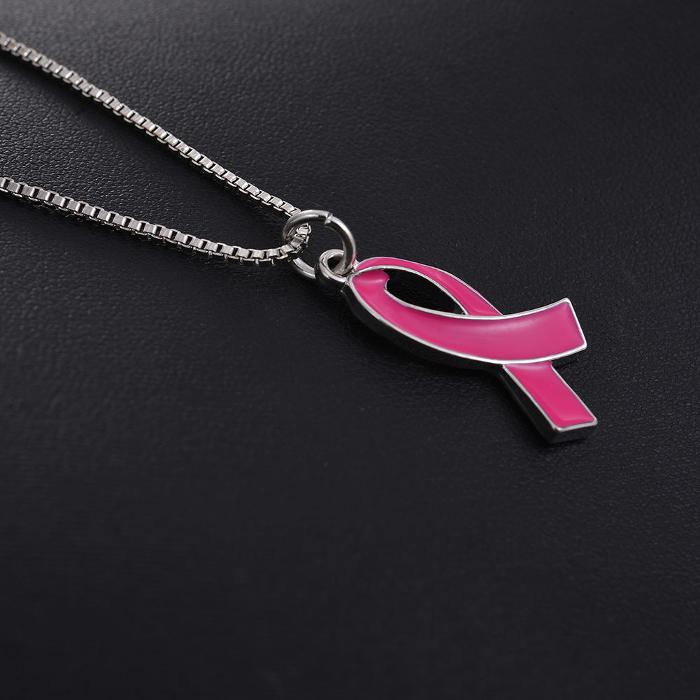 Wholesale Red Ribbon Sweater Chain Long Necklace